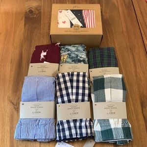9 pair bundle of NWT Jcrew boxers